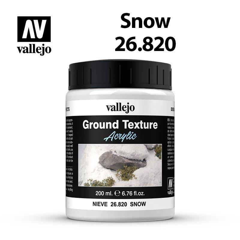 Vallejo Diorama Ground Texture - Snow 200ml - Val26820