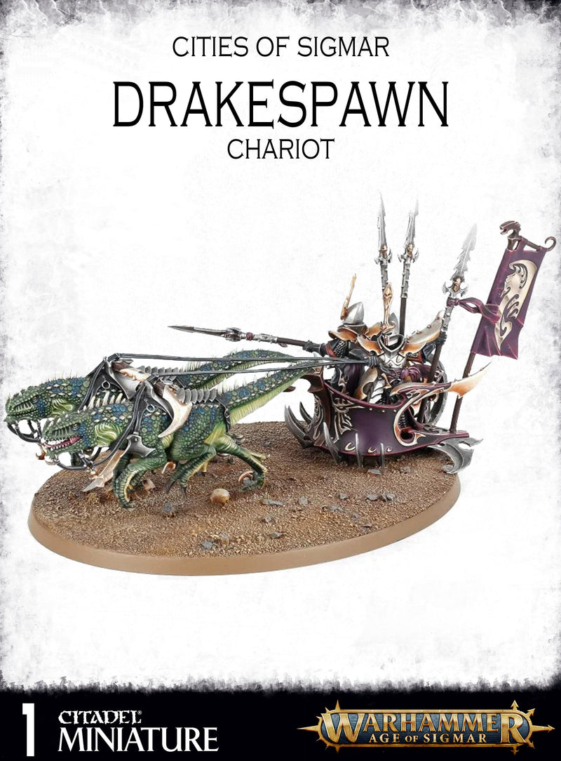 Cities of Sigmar Scourgerunner Chariot / Drakespawn Chariot ( 85-13-W )