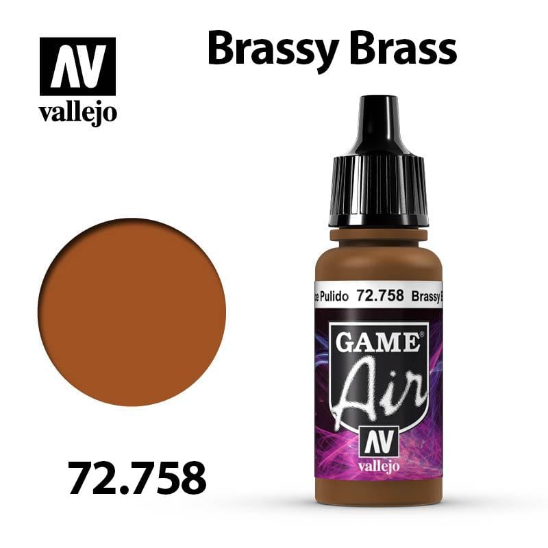 Vallejo Game Air - Brassy Brass 17ml - Val72758