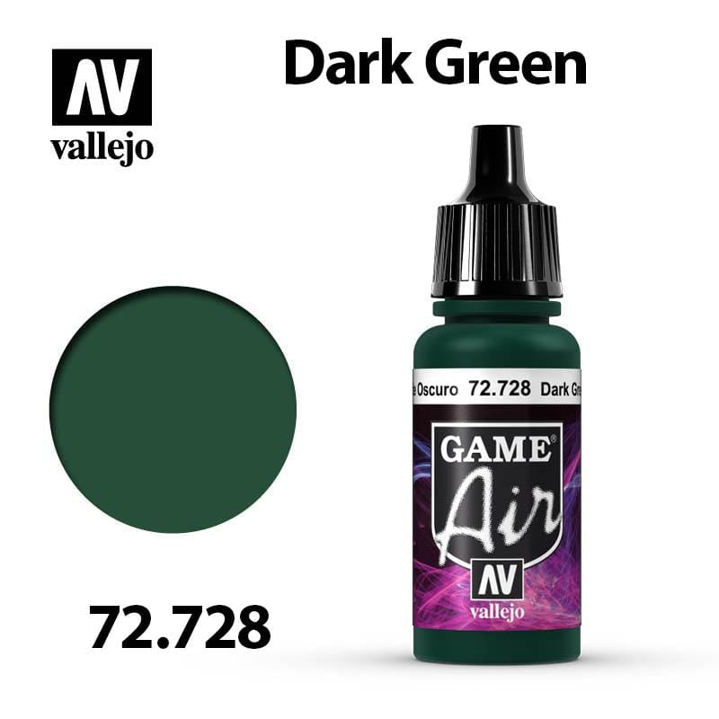 Vallejo Game Air - Dark Green 17ml - Val72728