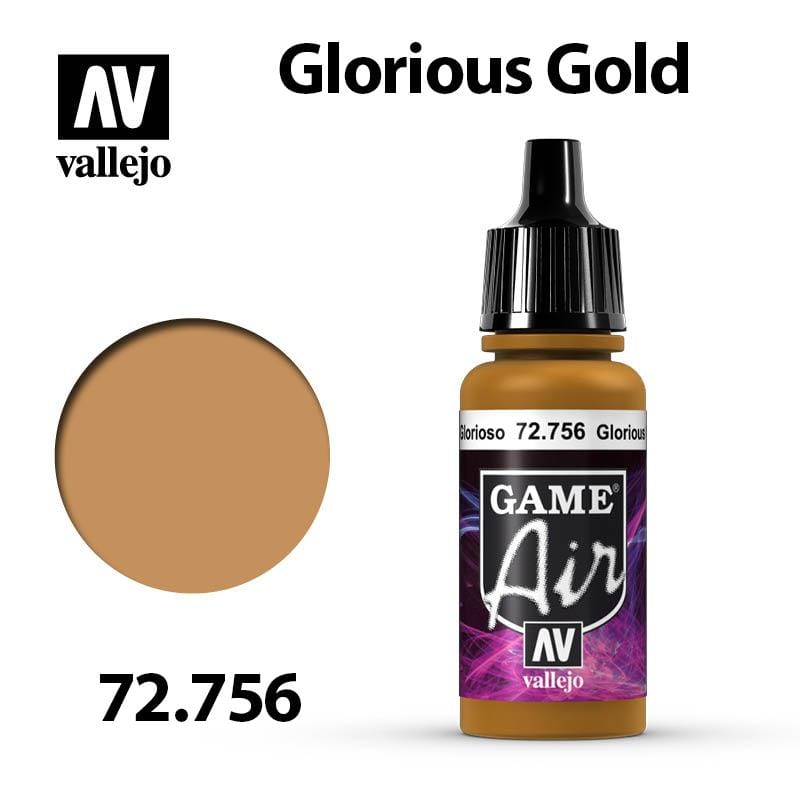 Vallejo Game Air - Glorious Gold 17ml - Val72756