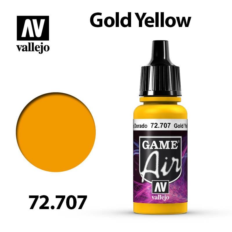 Vallejo Game Air - Gold Yellow 17ml - Val72707