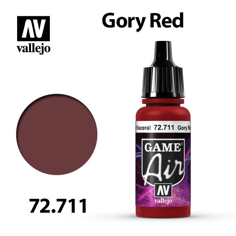 Vallejo Game Air - Gory Red 17ml - Val72711