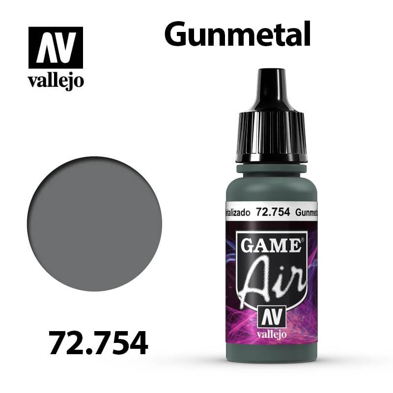 Vallejo Game Air - Gunmetal 17ml - Val72754