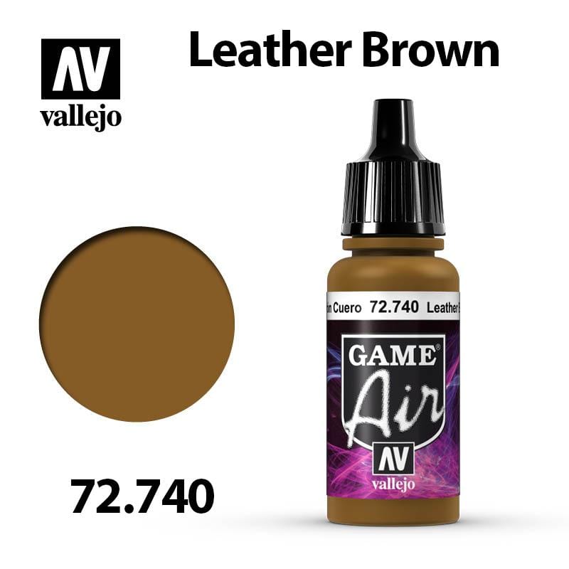 Vallejo Game Air - Leather Brown 17ml - Val72740