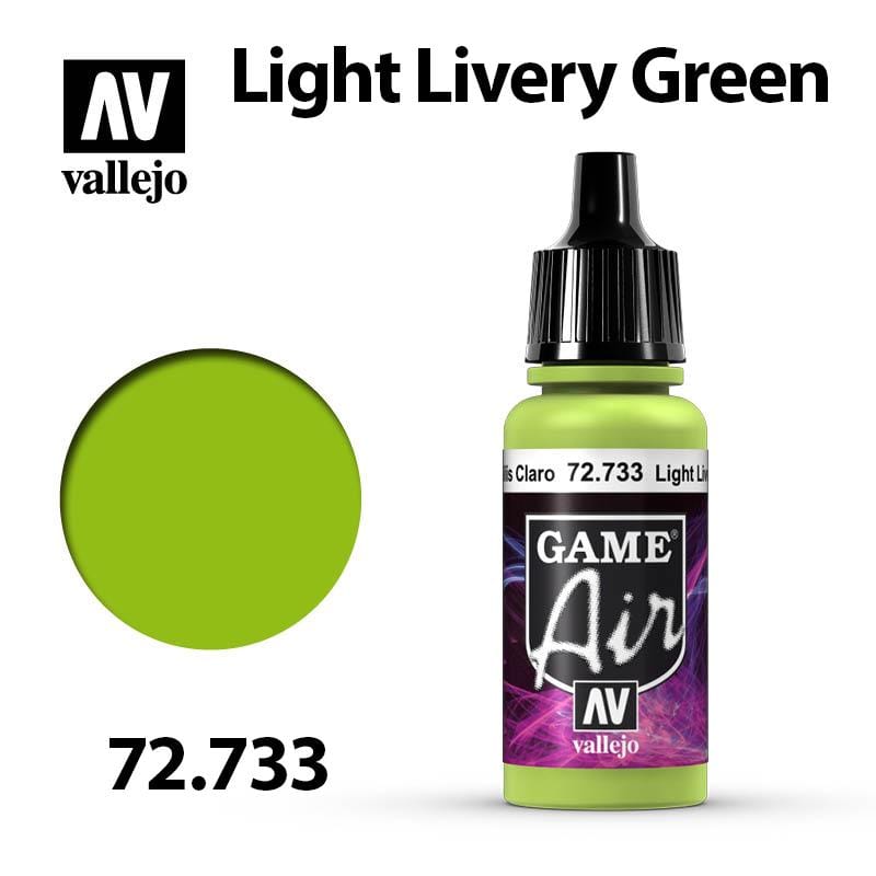 Vallejo Game Air - Light Livery Green 17ml - Val72733