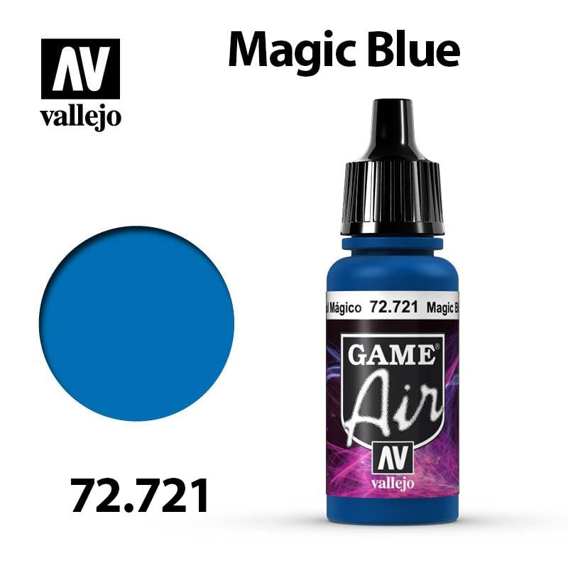 Vallejo Game Air - Magic Blue 17ml - Val72721