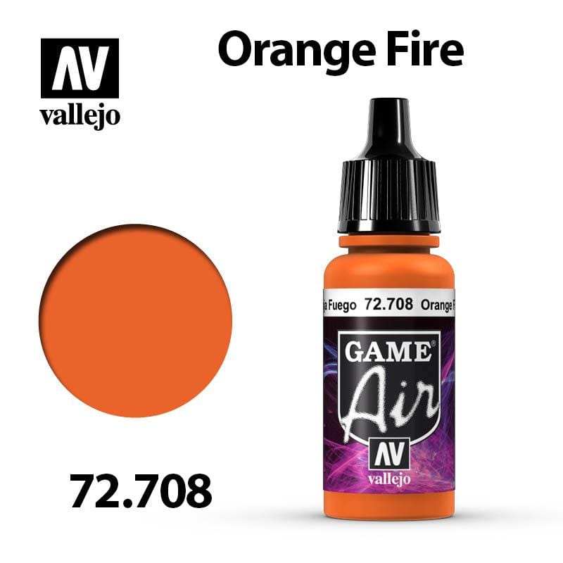 Vallejo Game Air - Orange Fire 17ml - Val72708
