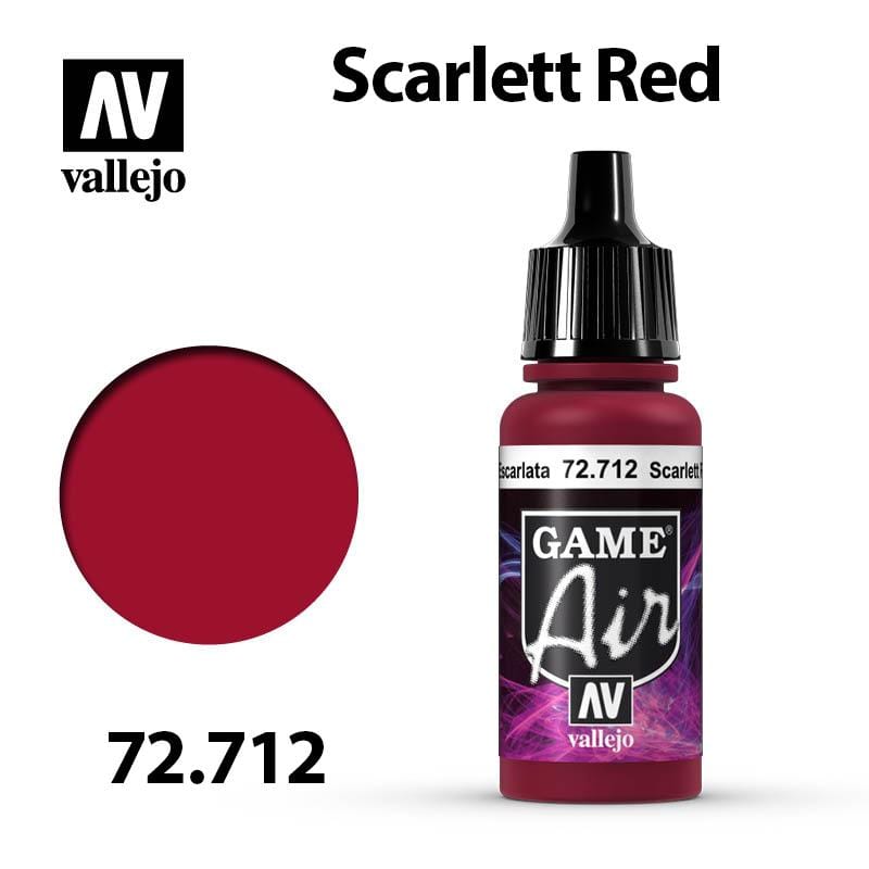Vallejo Game Air - Scarlett Red 17ml - Val72712