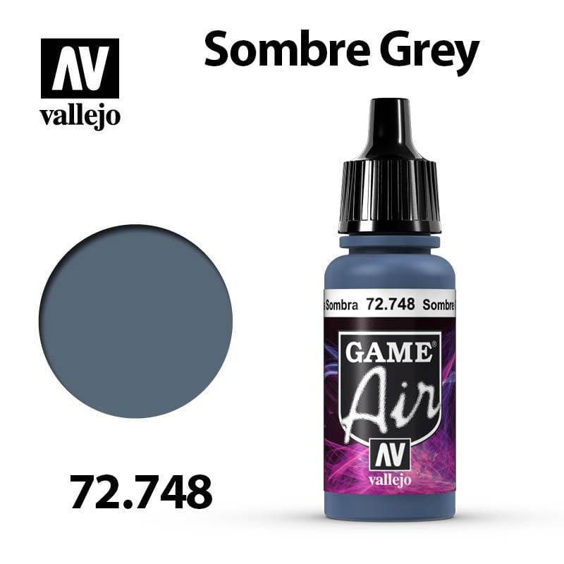 Vallejo Game Air - Sombre Grey 17ml - Val72748