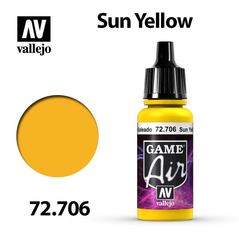 Vallejo Game Air - Sun Yellow 17ml - Val72706