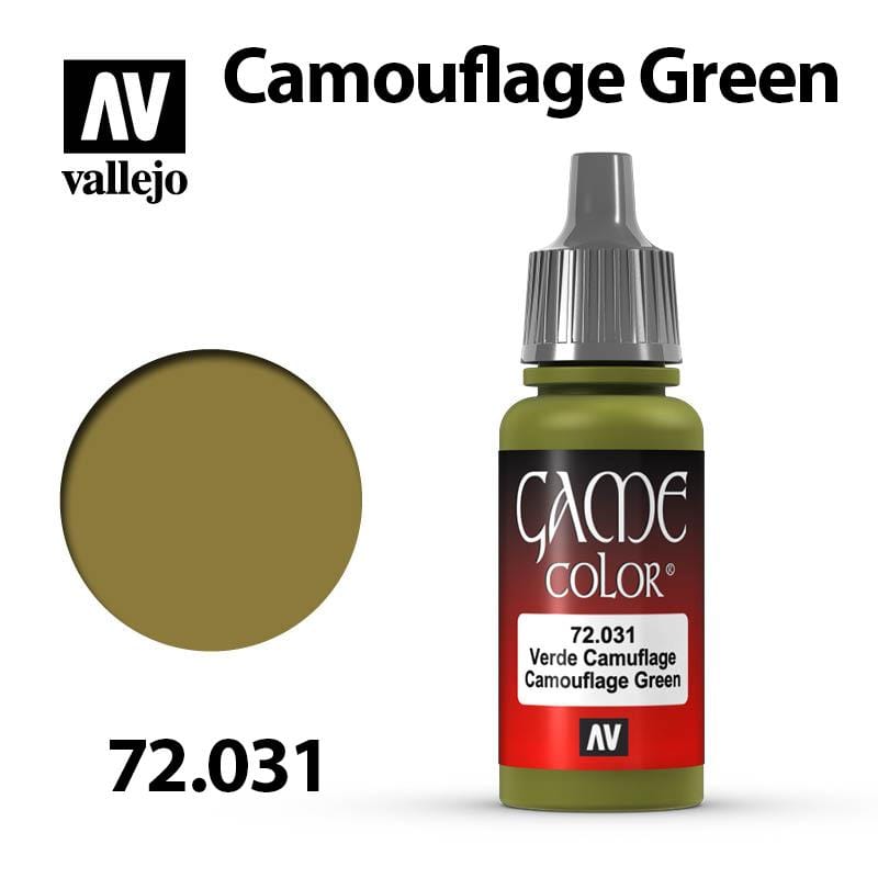 Vallejo Game Color - Camouflage Green 17ml - Val72031