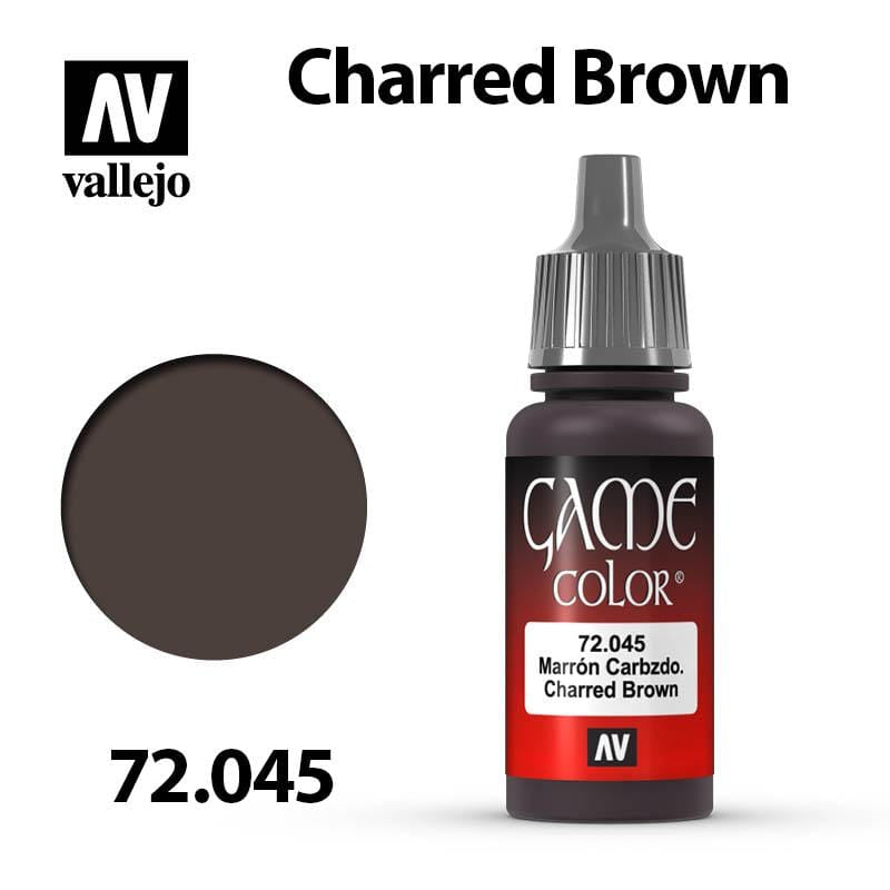 Vallejo Game Color - Charred Brown 17ml - Val72045