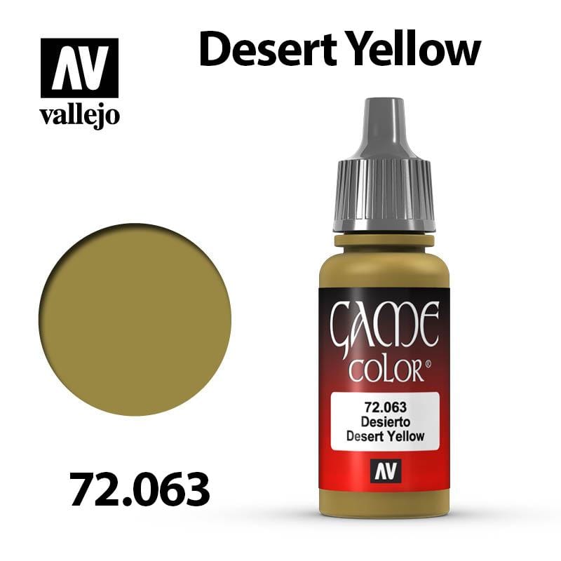 Vallejo Game Color - Desert Yellow 17ml - Val72063