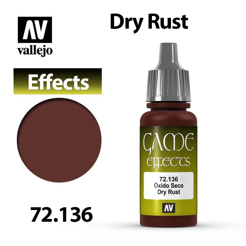 Vallejo Game Color - Effect Dry Rust 17ml - Val72136