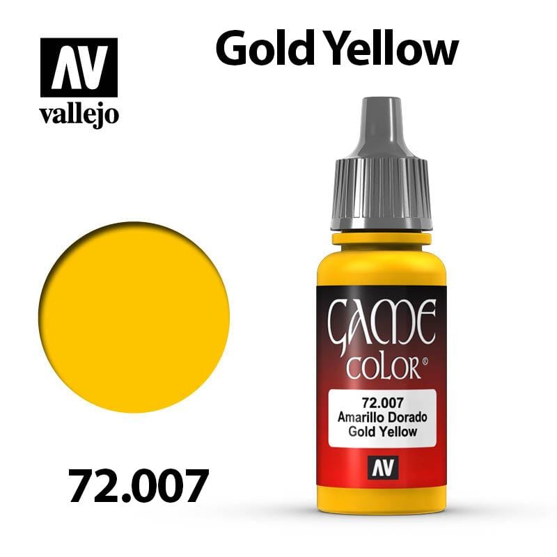 Vallejo Game Color - Gold Yellow 17ml - Val72007