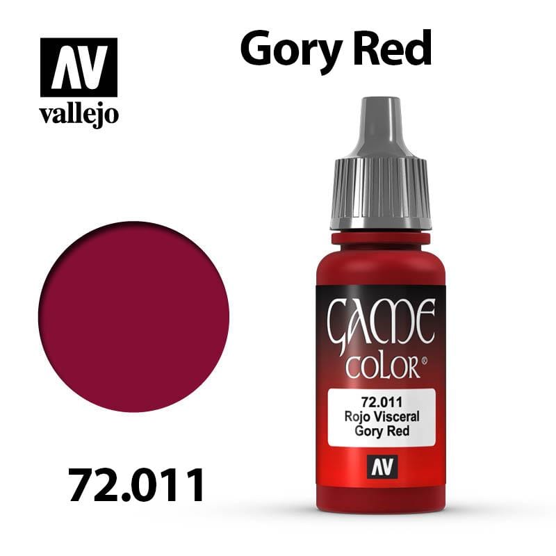 Vallejo Game Color - Gory Red 17ml - Val72011