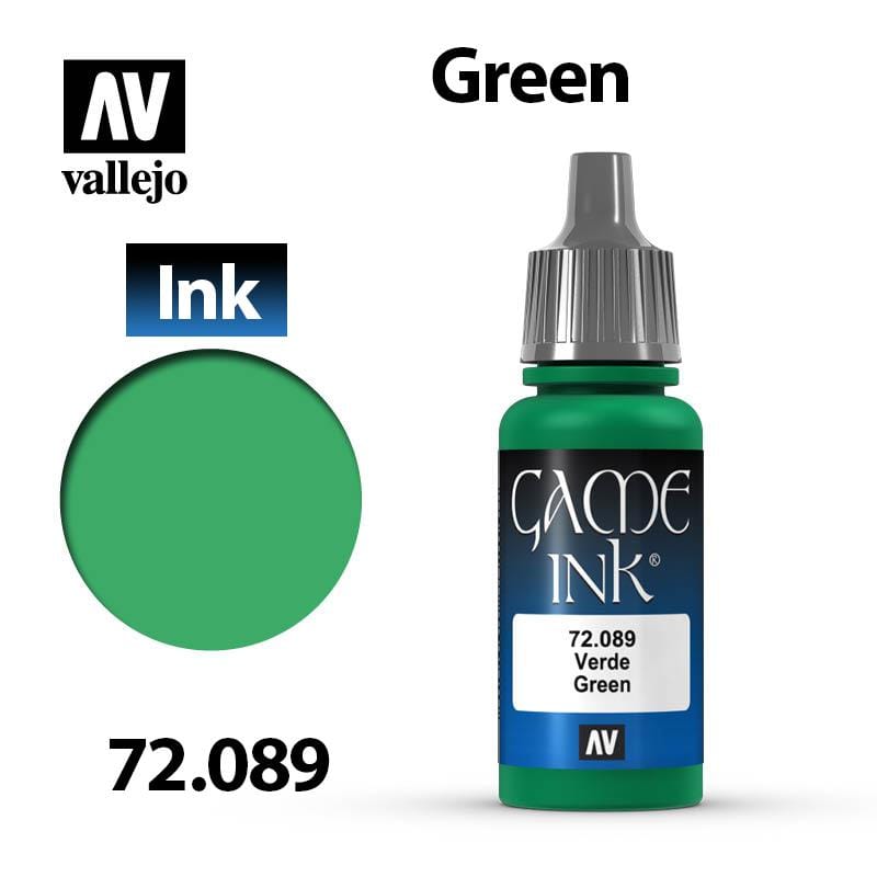 Vallejo Game Ink - Green 17ml - Val72089