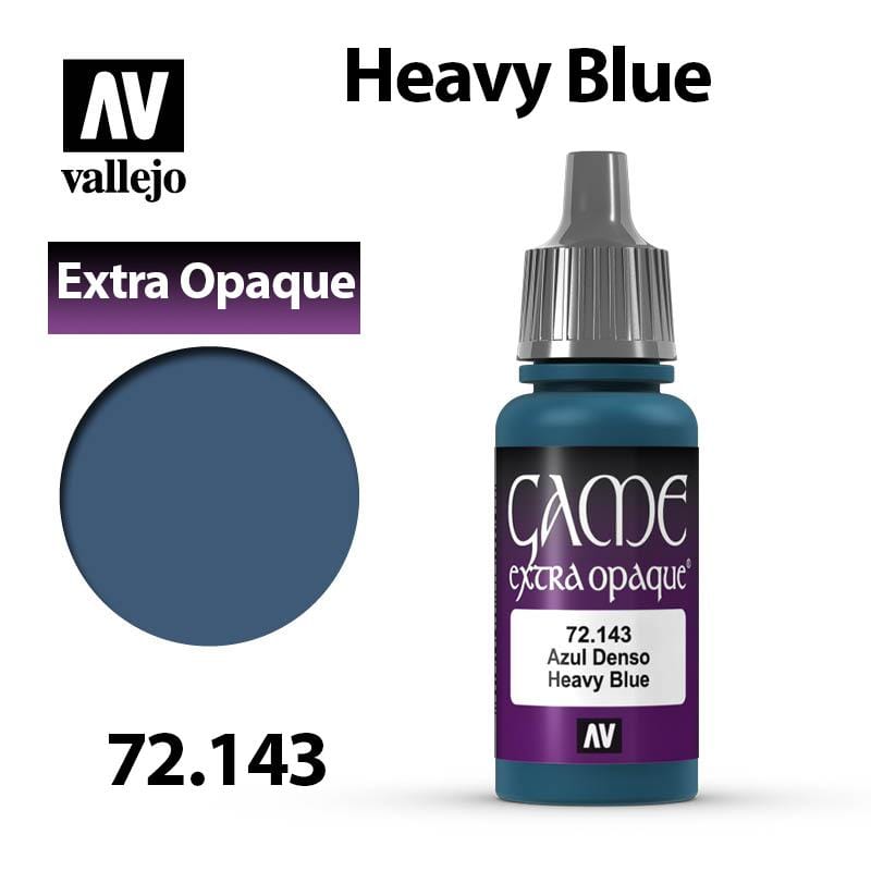 Vallejo Game Extra Opaque - Heavy Blue 17ml - Val72143
