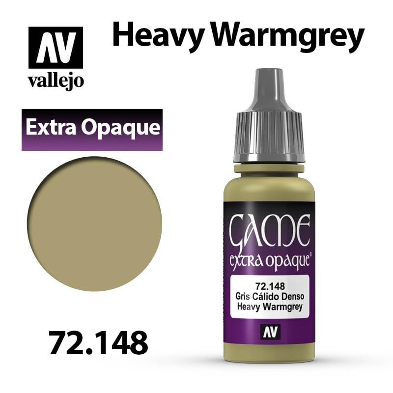 Vallejo Game Extra Opaque - Heavy Warmgrey 17ml - Val72148
