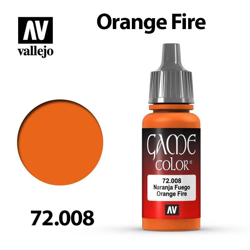 Vallejo Game Color - Orange Fire 17ml - Val72008