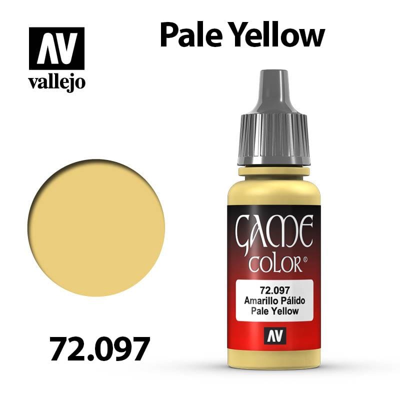 Vallejo Game Color - Pale Yellow 17ml - Val72097