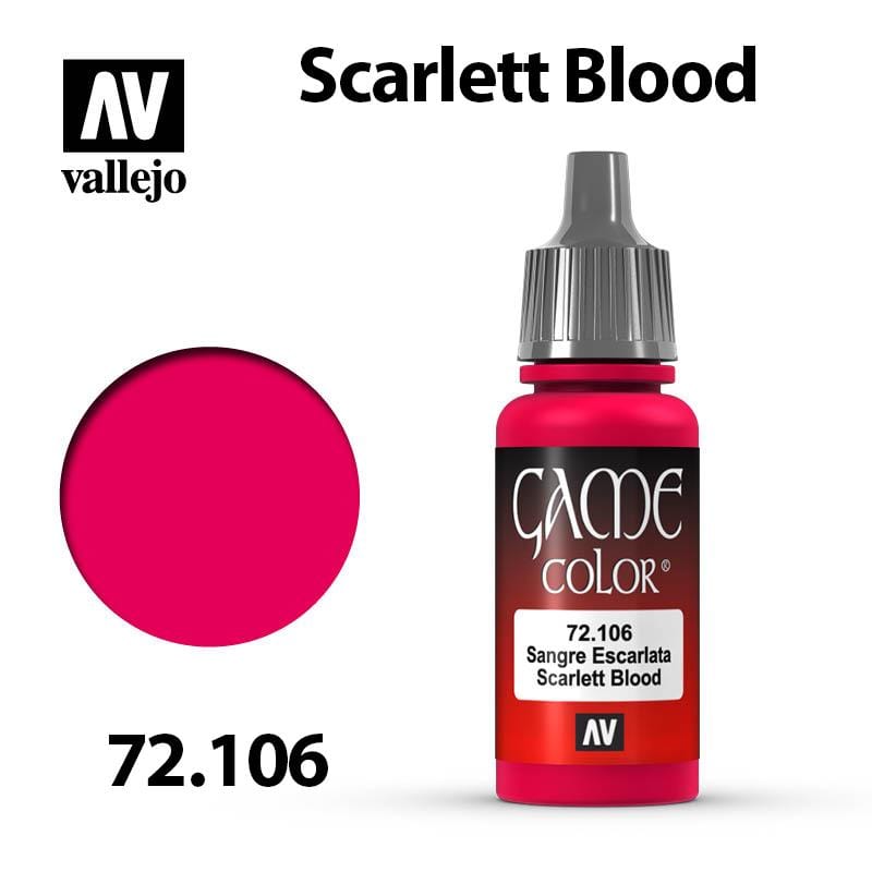 Vallejo Game Color - Scarlett Blood 17ml - Val72106