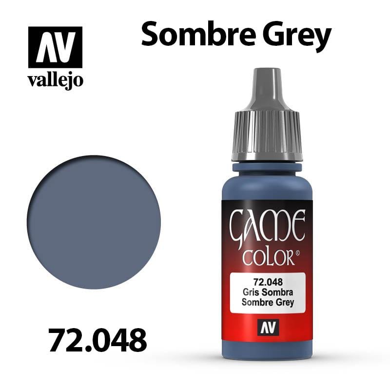 Vallejo Game Color - Sombre Grey 17ml - Val72048