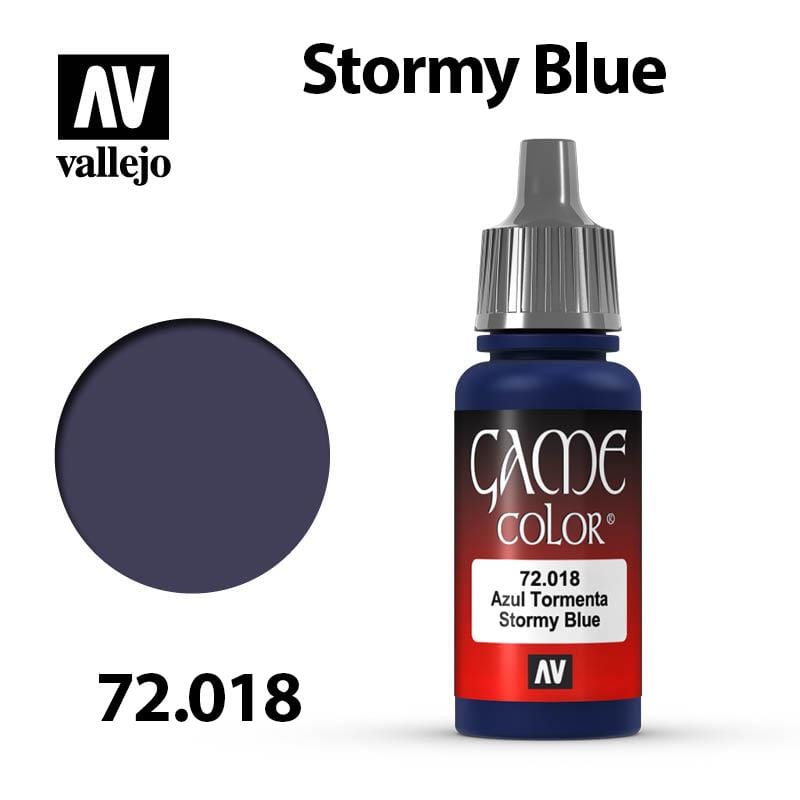 Vallejo Game Color - Stormy Blue 17ml - Val72018