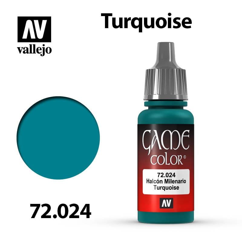 Vallejo Game Color - Turquoise 17ml - Val72024