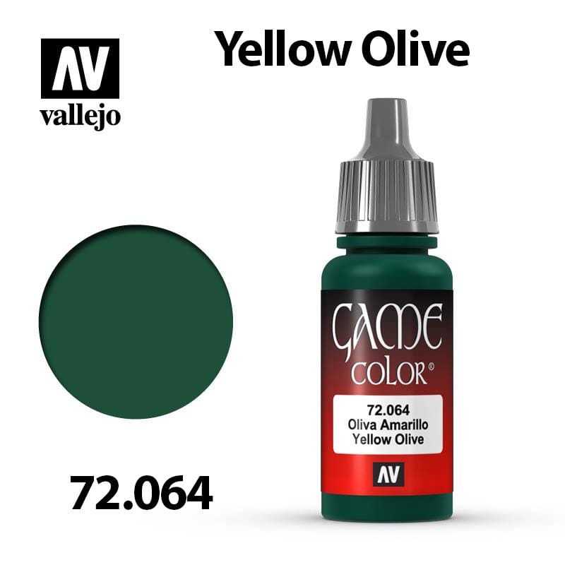 Vallejo Game Color - Yellow Olive 17ml - Val72064