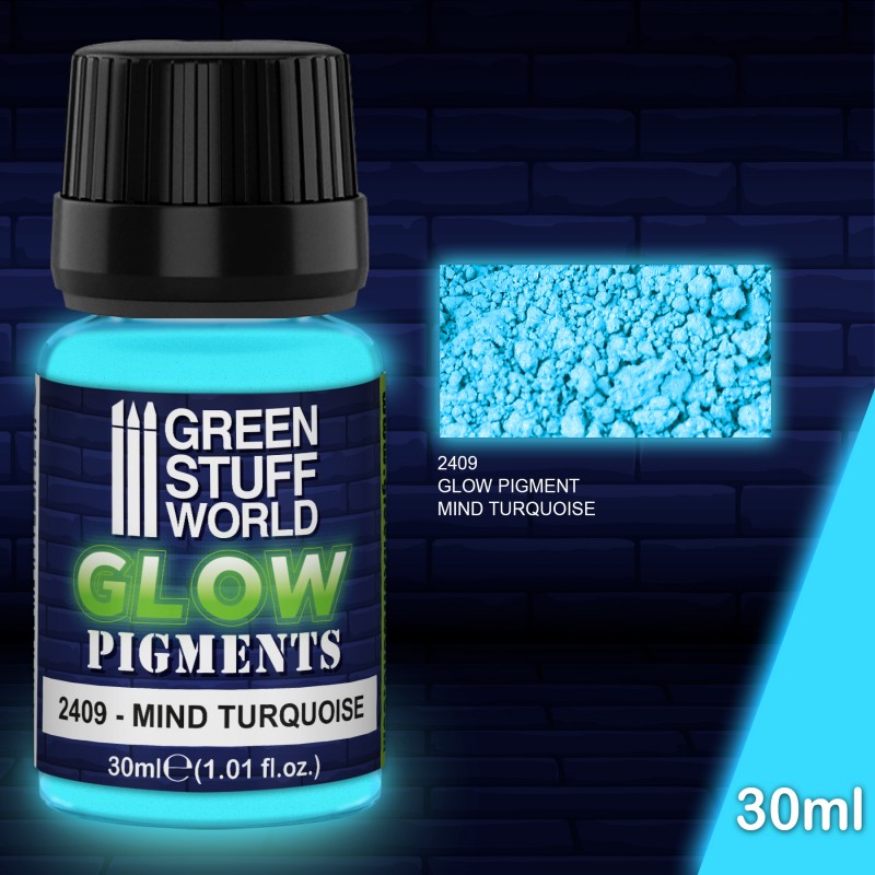 GSW Pigments - Glow in the Dark Mind Turquoise 30ml (2409)