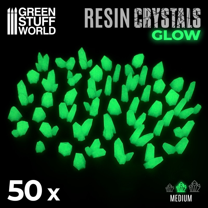 GSW Resin Crystal Glow in the Dark