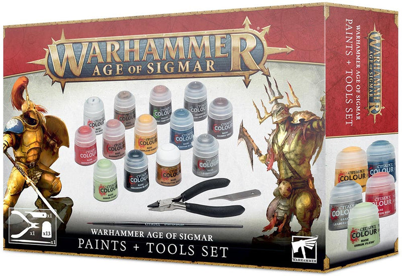 Warhammer Age of Sigmar: Paints + Tools Set ( 80-17 )