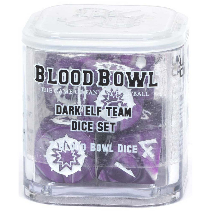 Blood Bowl Dice - Dark Elf Team ( 200-37 )