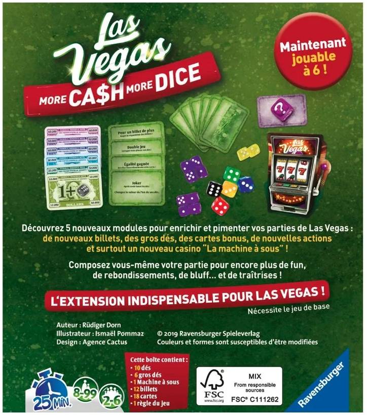 Las Vegas Classic: More Cash More Dice