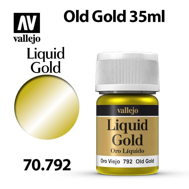 Vallejo Liquid Gold - Old Gold 35ml - Val70792