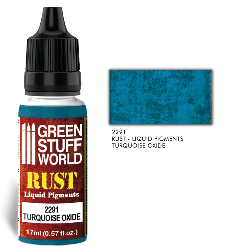 GSW Liquid Pigments - Rust Turquoise Oxide 17ml (2291)