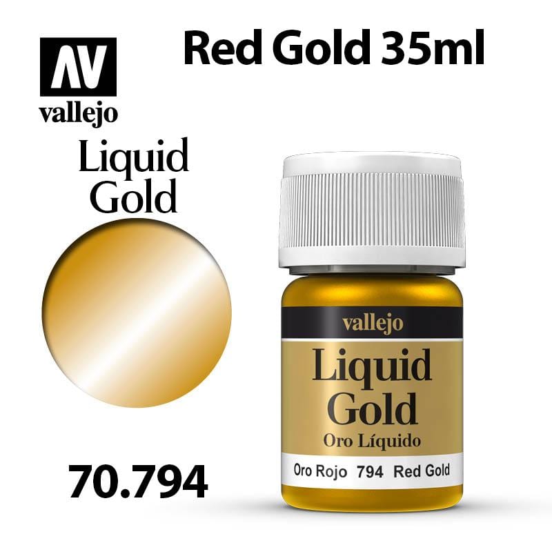 Vallejo Liquid Gold - Red Gold 35ml - Val70794