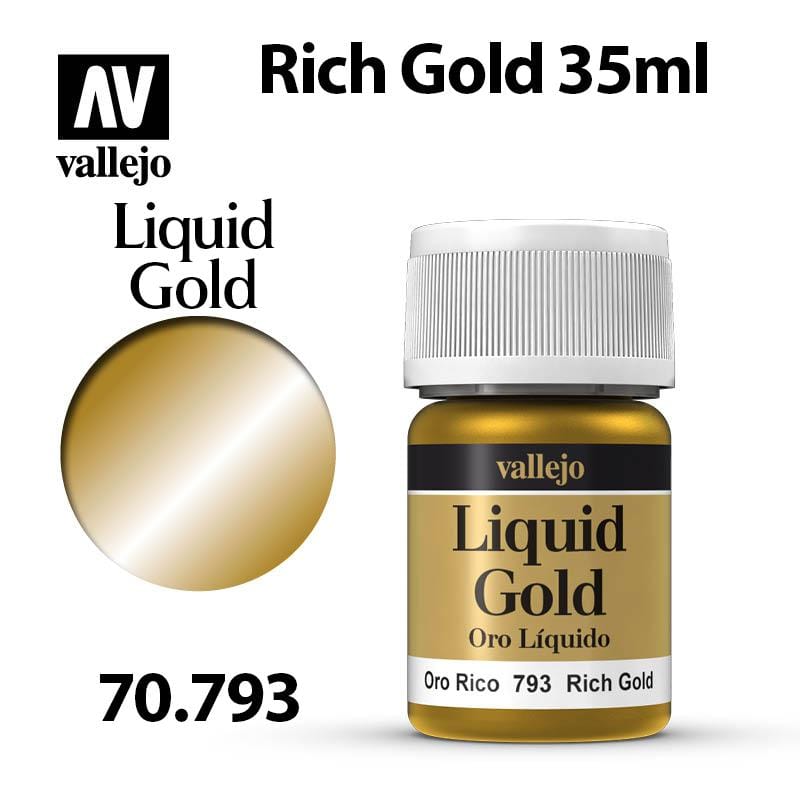Vallejo Liquid Gold - Rich Gold 35ml - Val70793