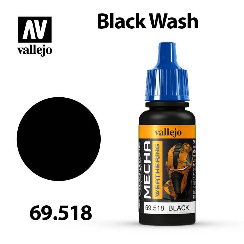 Vallejo Mecha Weathering - Black Wash 17ml - Val69518
