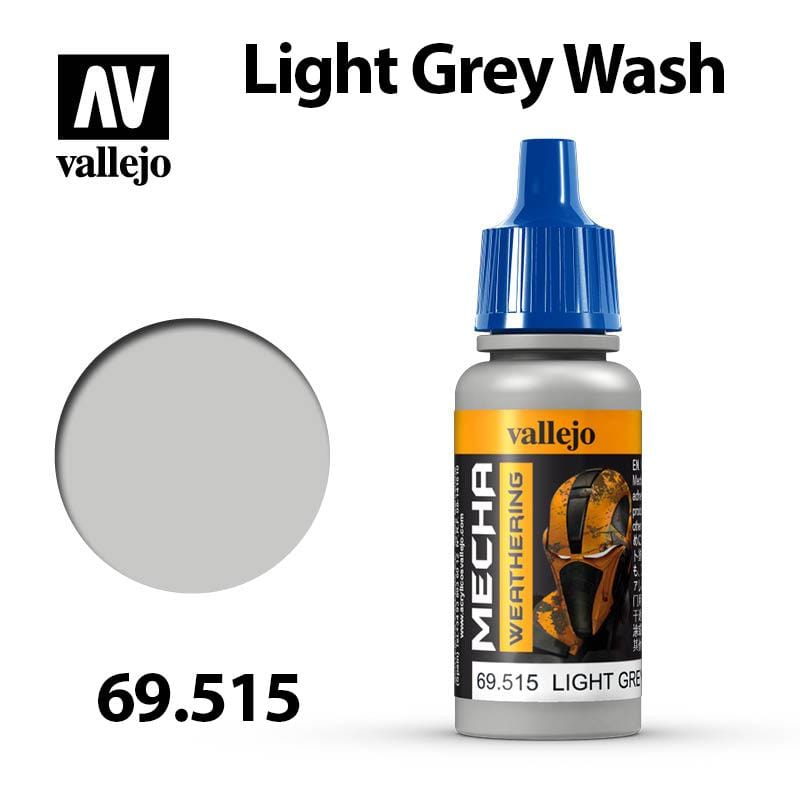 Vallejo Mecha Weathering - Light Grey Wash 17ml - Val69515