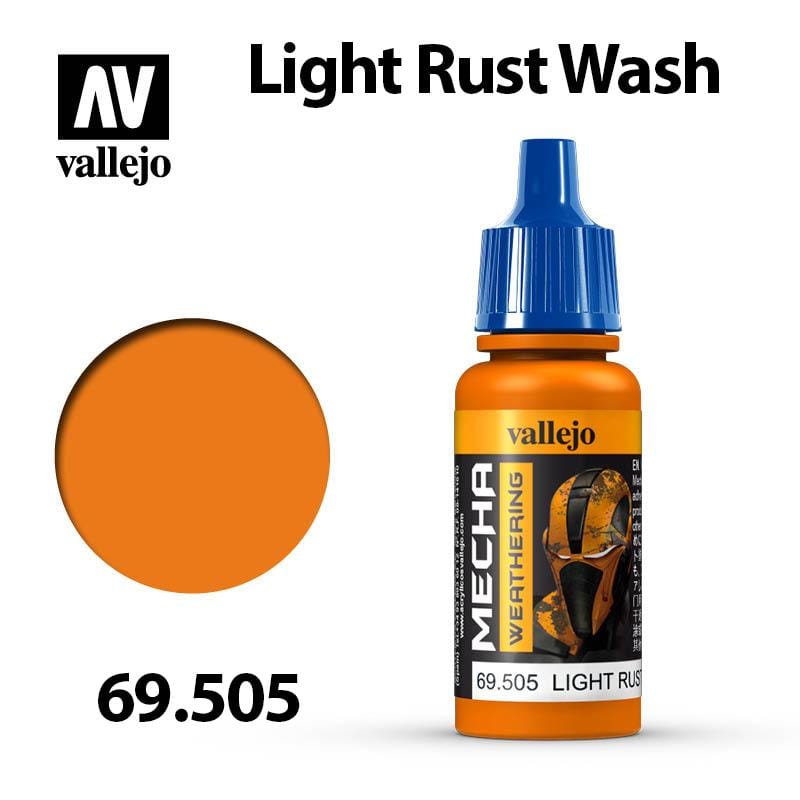 Vallejo Mecha Weathering - Light Rust Wash 17ml - Val69505