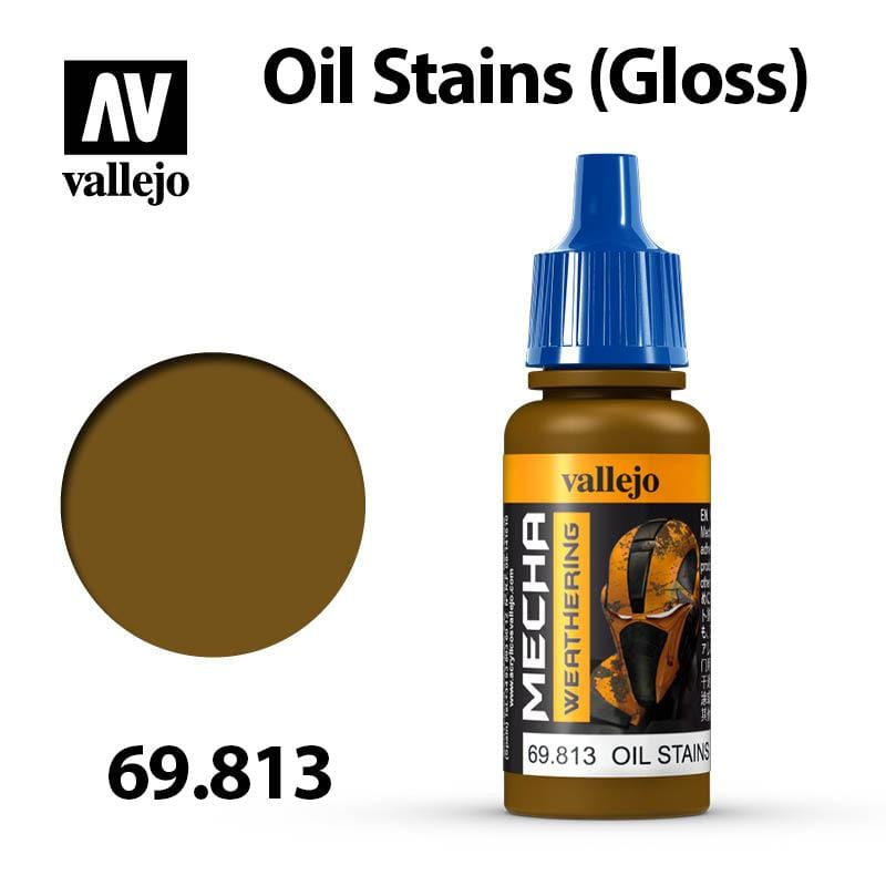 Vallejo Mecha Weathering - Oil Stains (Gloss) 17ml - Val69813