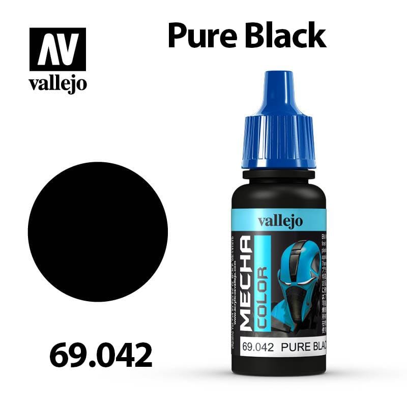 Vallejo Mecha Color - Pure Black 17ml - Val69042