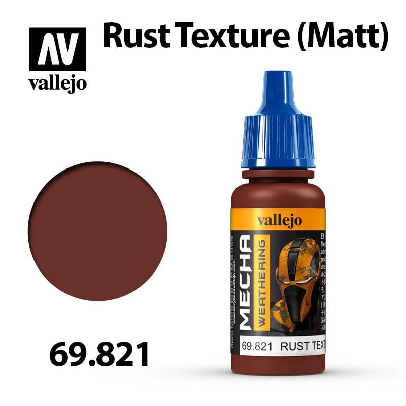 Vallejo Mecha Weathering - Rust Texture (Matt) 17ml - Val69821