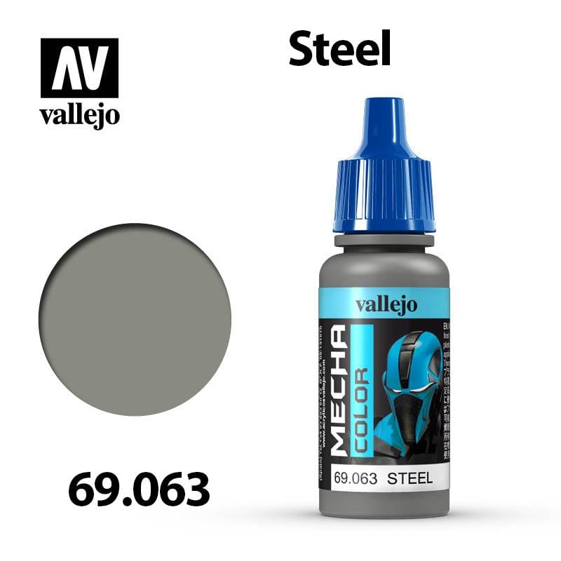 Vallejo Mecha Color - Steel 17ml - Val69063