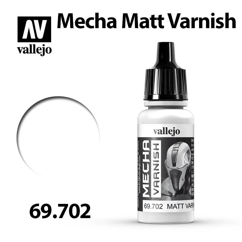 Vallejo Mecha Varnish - Matt Varnish 17ml - Val69702