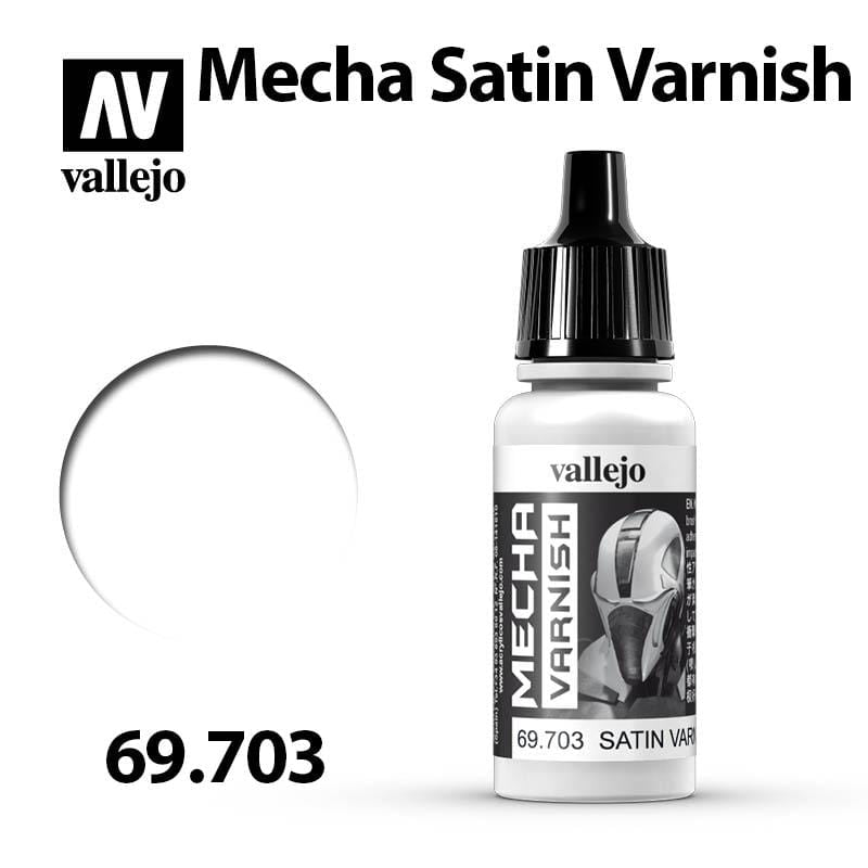 Vallejo Mecha Varnish - Satin Varnish 17ml - Val69703