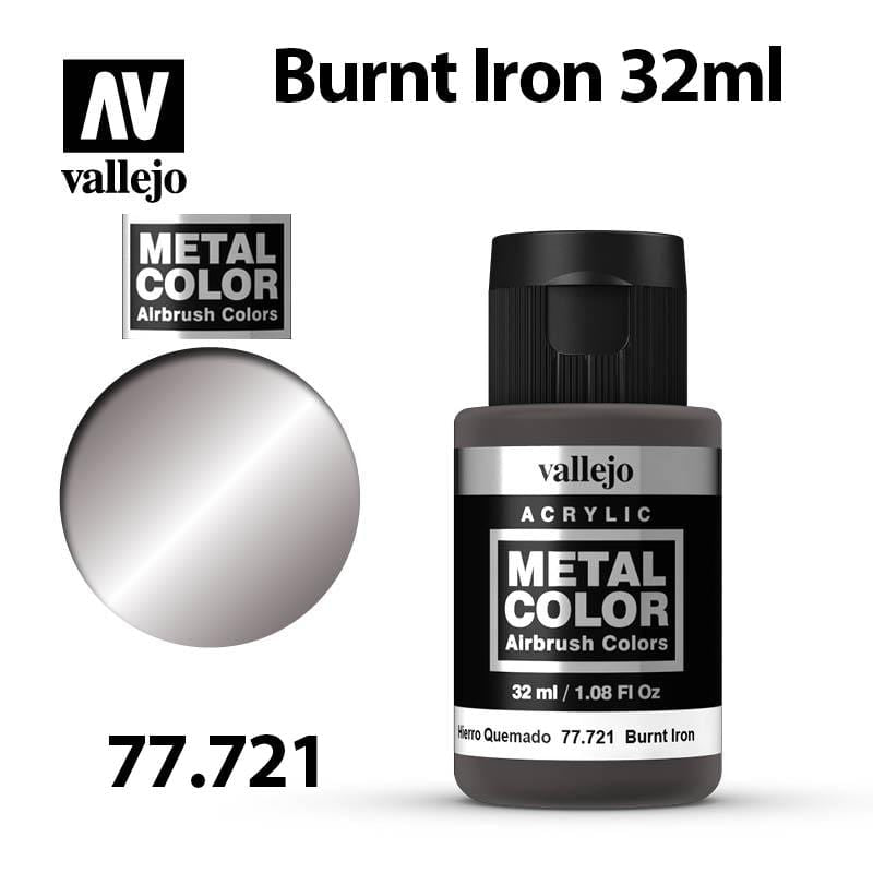 Vallejo Metal Color - Burnt Iron - Val77721
